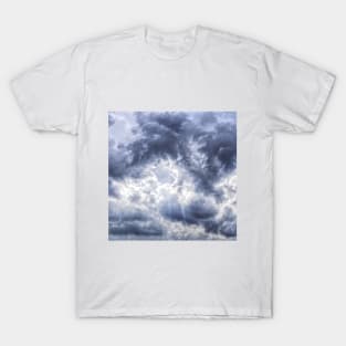 SCENERY 67 - Gray White Cloud Sky Daytime Cumulus Meteorological T-Shirt